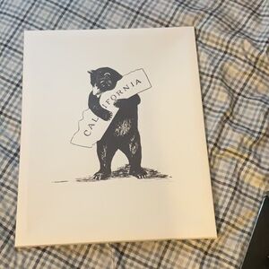 California Bear Art Print